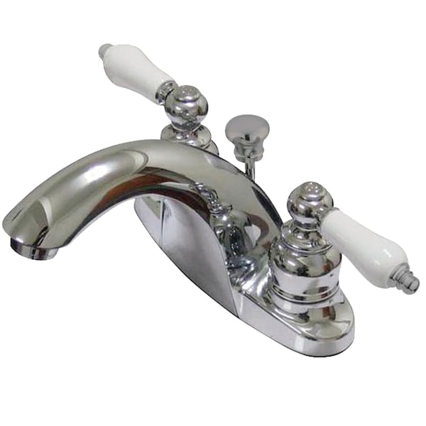 4" Centerset Bathroom Faucet, Chrome